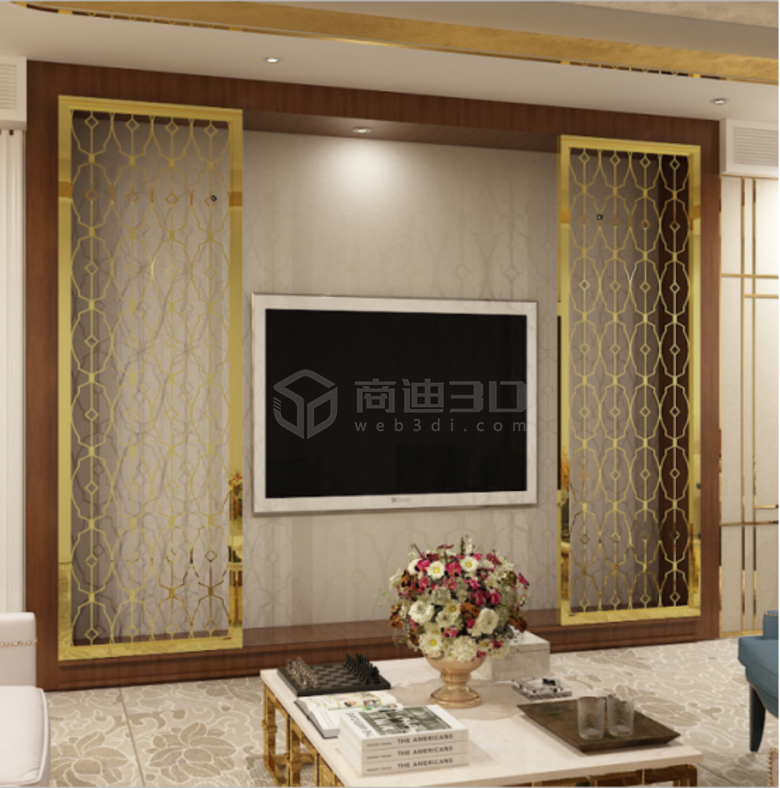 屏風(fēng)場(chǎng)景效果圖
