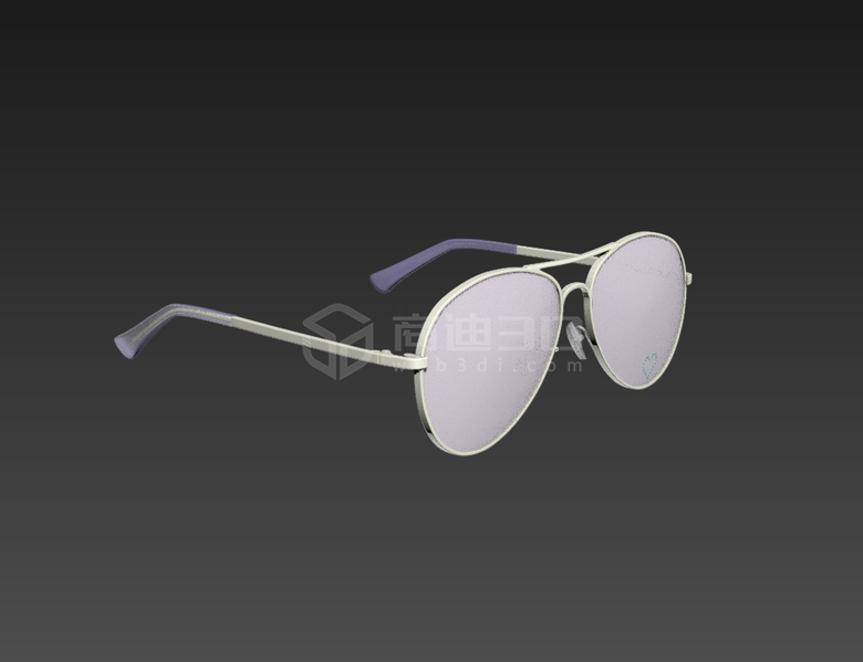 眼鏡3D模型