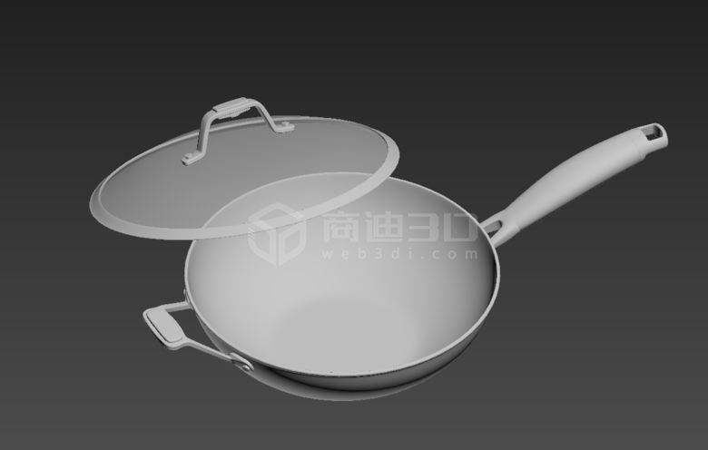 鍋鏟3D模型