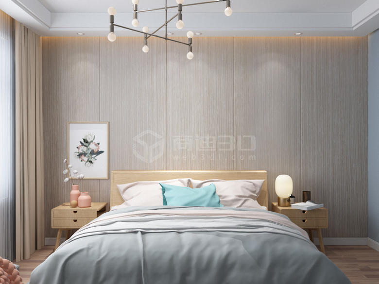 木板效果圖