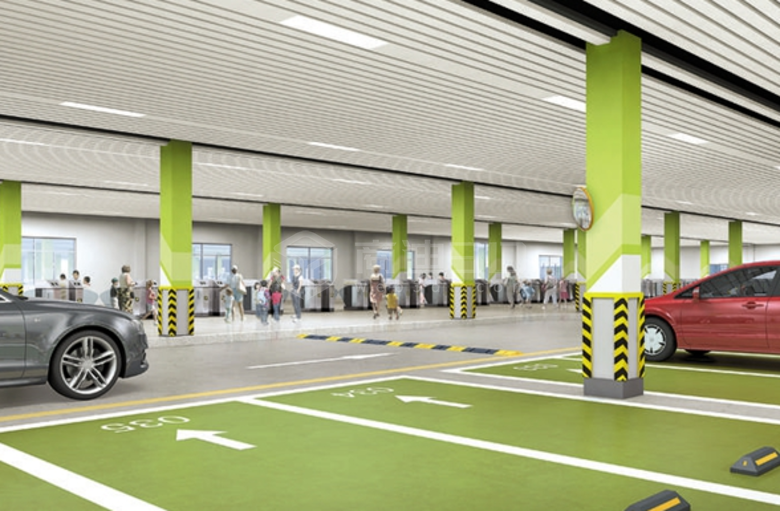 停車場效果圖