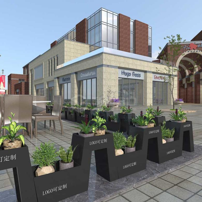 花架3d建模