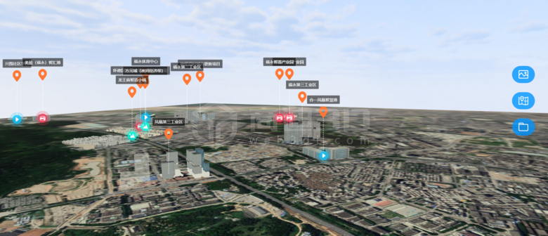 深圳寶安區(qū)3D地圖展示