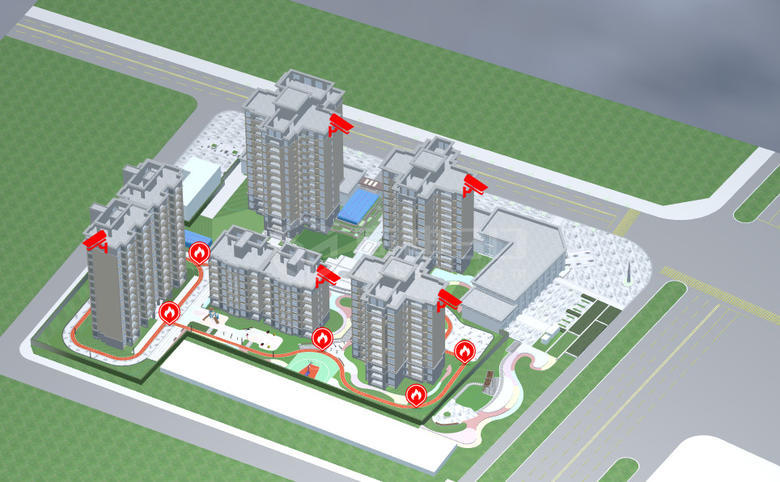 智慧园区安防3D监控系统