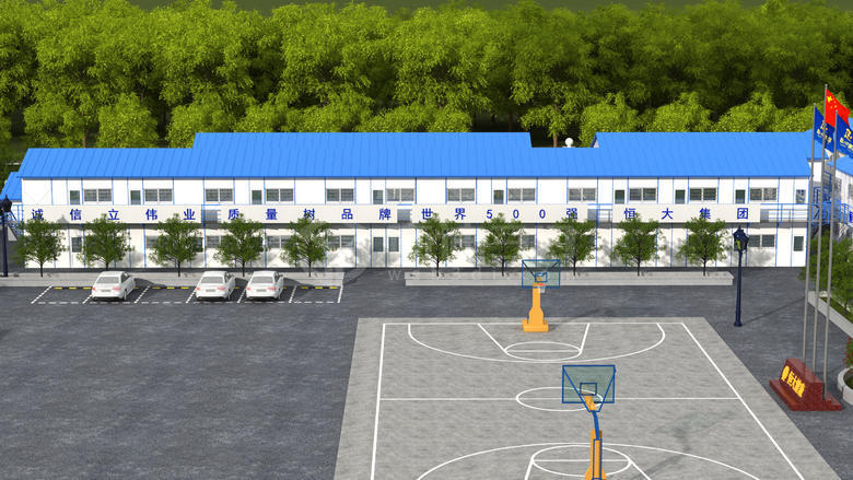 建筑工地效果圖