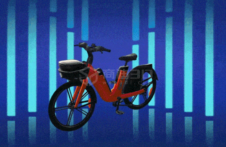 電單車3d模型展示