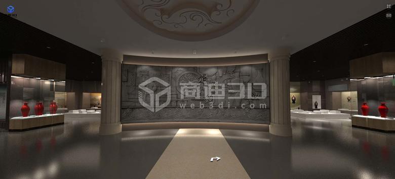 Web3D虚拟场景漫游三维模型在线展示技术VR展馆