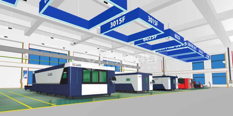 3D数字化工厂可视化模型H5三维建模服务平台
