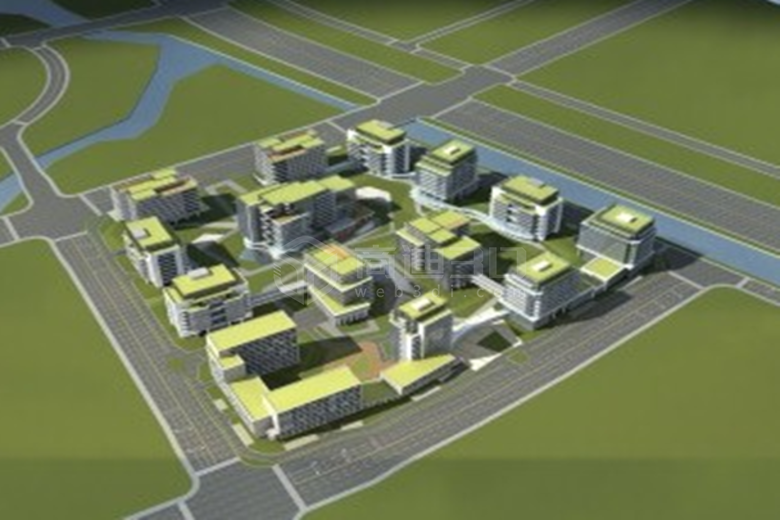 3D园区可视化建模三维智慧建筑立体模型在线展示