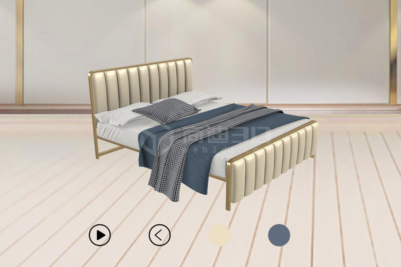 床Web3D模型展现