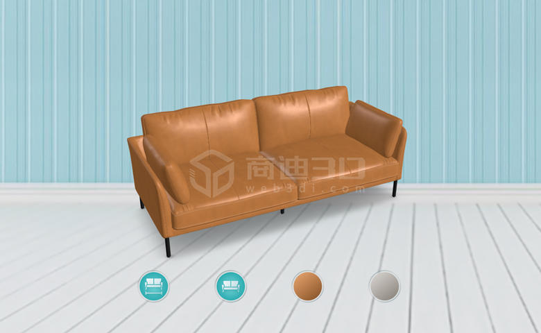 室内家具3D建模|沙发3DVR高清在线展示