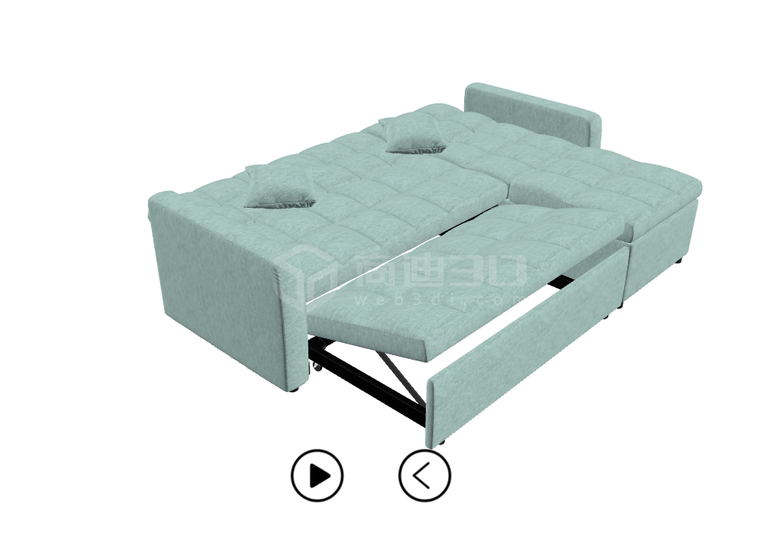 室內家具3D建模|沙發(fā)3DVR高清在線展示