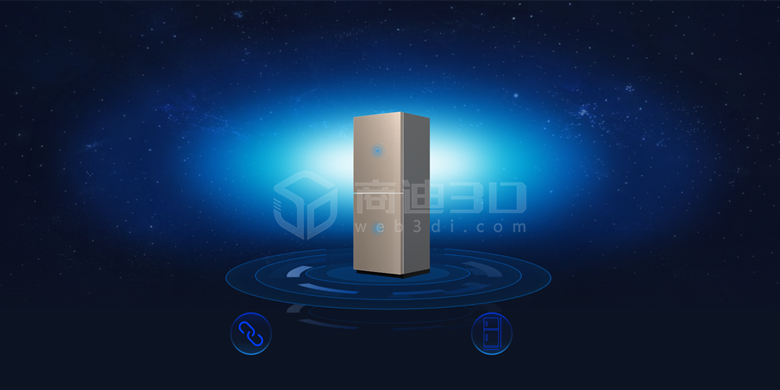 冰箱產(chǎn)品建模3D冰柜模型