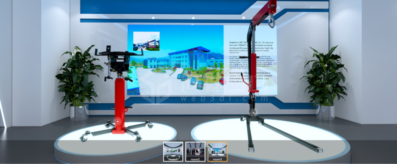 3D线上虚拟展会之全景vr机械线上展会