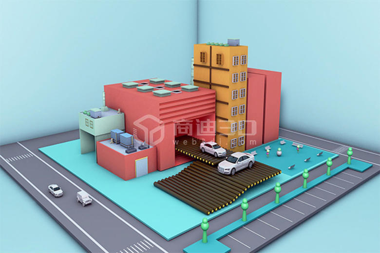 工业工厂三维可视化设备3D建模展示