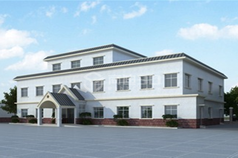 园区建筑3D建模三维模型