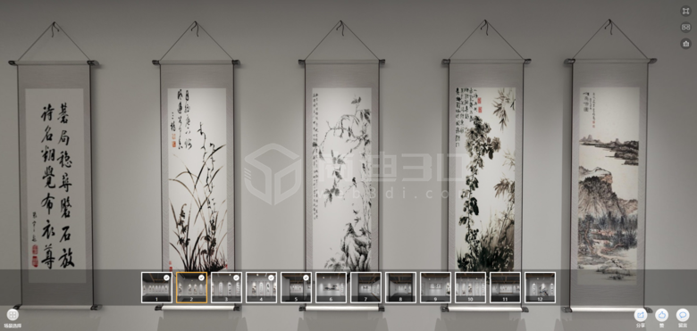 VR全景展示，學生作品線上虛擬展廳