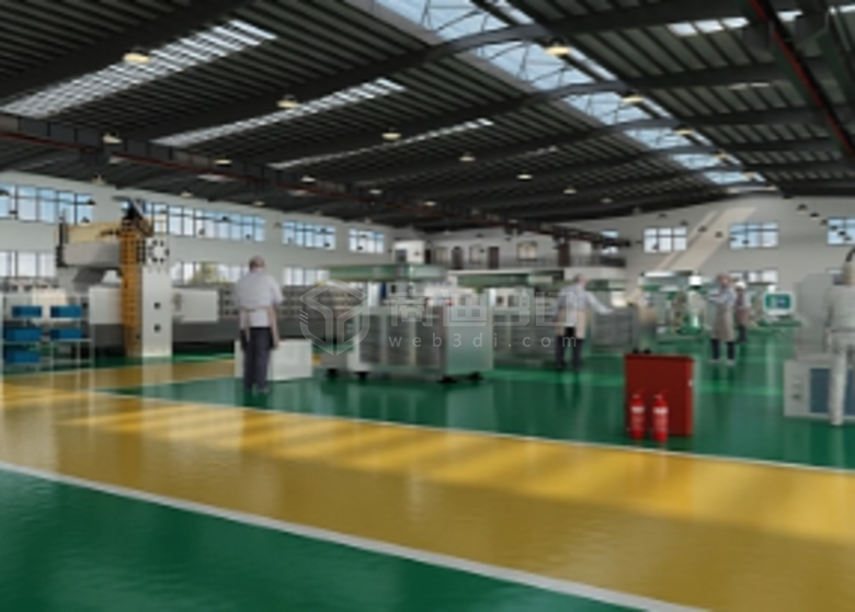 三維全景工廠，企業三維可視化係統智慧工廠3d全景展示
