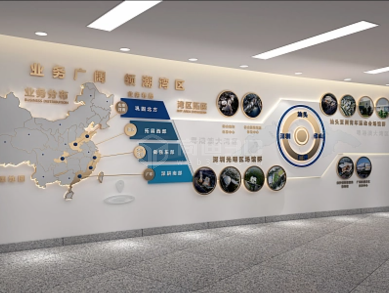 未來展望：上海企業3D數字科技展廳的數字化展示