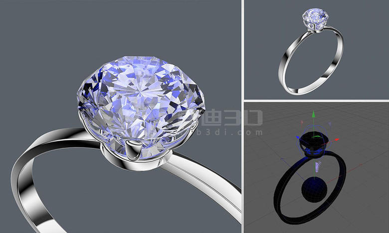 如何选择合适的3D建模技术来制作钻石戒指？