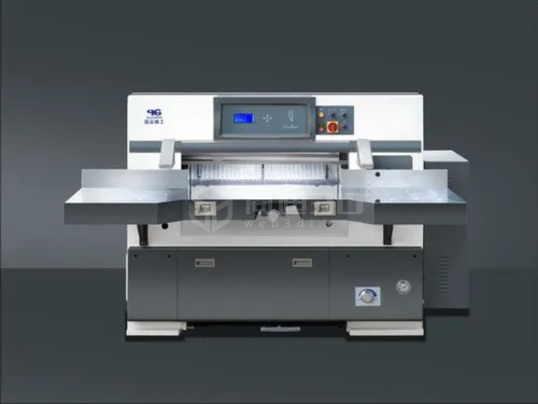 切紙機設備3D模型在線三維交互展示