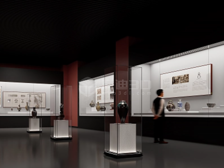 元宇宙博物馆展厅：珍贵文物展示，文化遗产传承