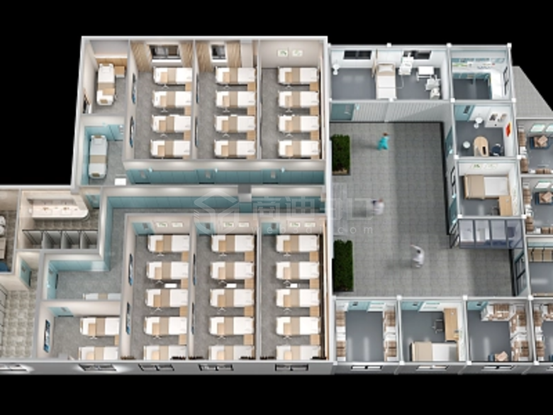 3D医院楼层模型的优势与应用是什么？