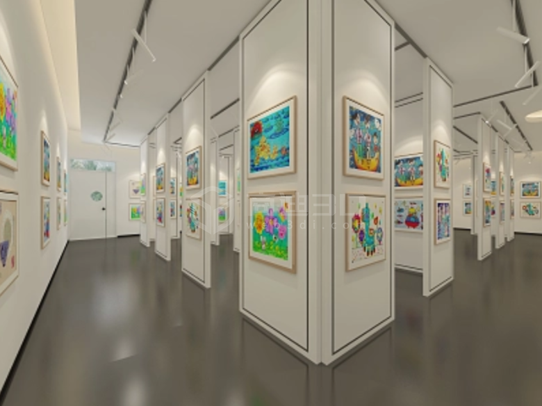 線上兒童畫作品展示館，展開虛擬現實之旅