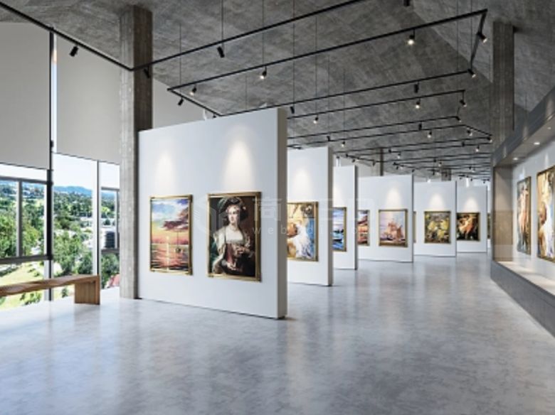 在線油畫作品虛擬3D展廳，探索美術大師的傑作
