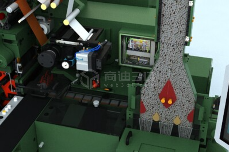 山東煙臺煙草機械設備利用H5三維交互技術打造線上3D展示效果！
