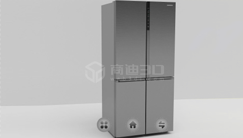 利用三維建模技術(shù)快速搭建成都家電冰箱3d模型