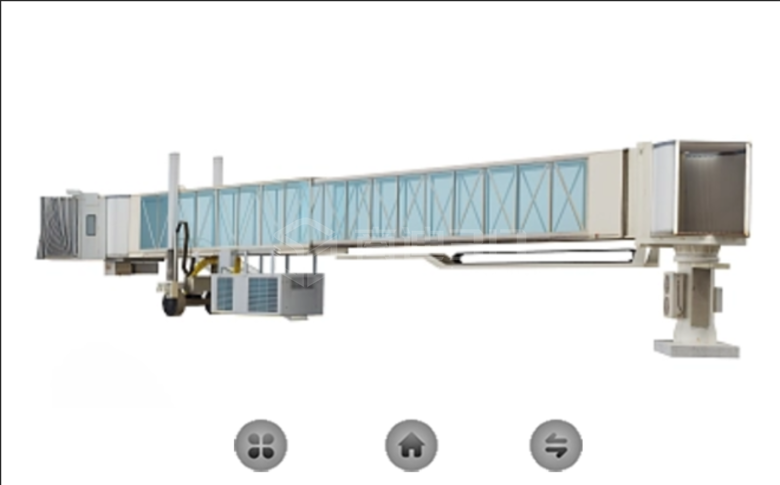 贵州机场桥载登机走道3d模型线上三维数字化展示