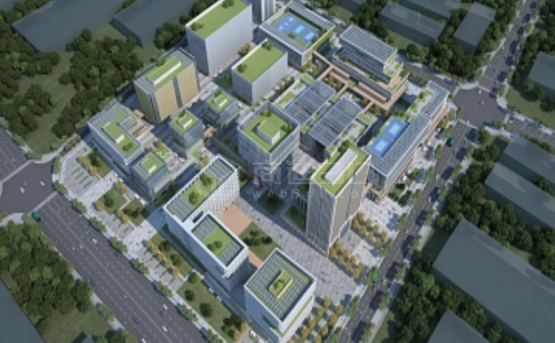 平顶山市智慧园区3D可视化地图建模