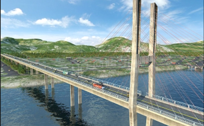 桥梁、高架桥、人行桥3d可视化建模技术服务
