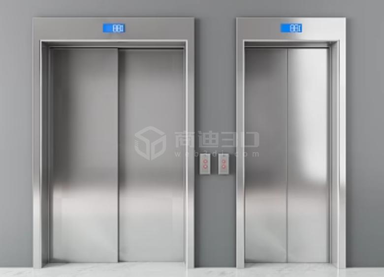 智能电梯3d可视化建模_电梯控制数字孪生管理系统虚拟演示