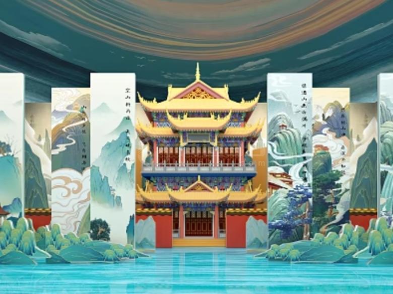體驗未來科技，親臨線上虛擬展廳：360°全景七夕節主題展