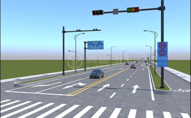 道路、公路3D可视化建模