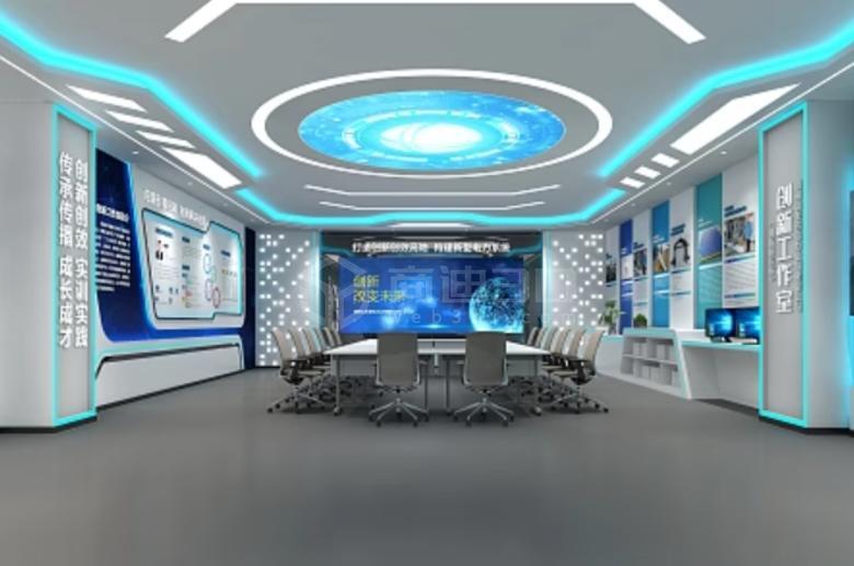 線上合作夥伴會議的全新沉浸式體驗：3D全景渲染圖展示