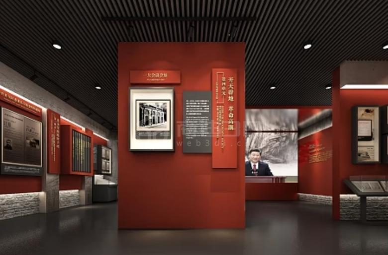 紅色展廳3D建模：打造精美高質量展廳場景