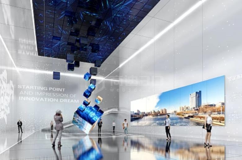 3D科技感展廳設計 ，進入沉浸式體驗感受數字科技的魅力