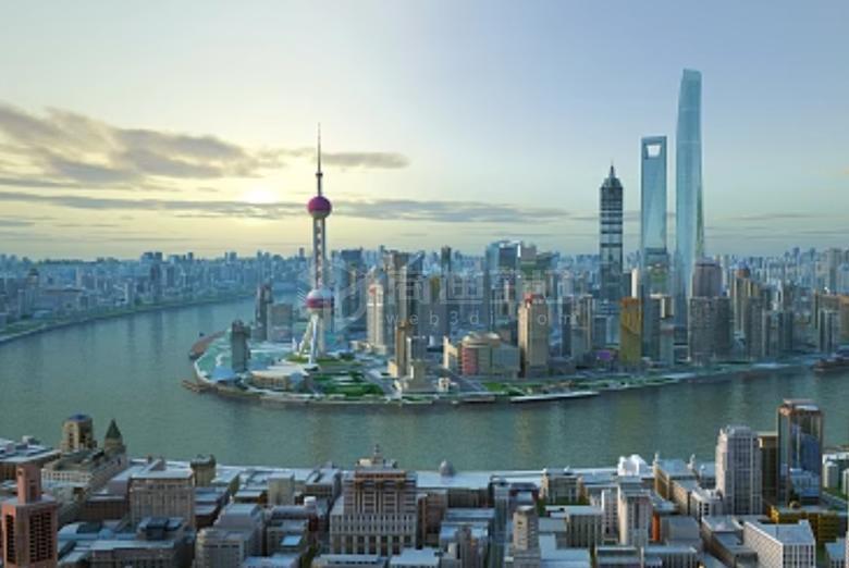 上海智慧城市3d可视化地图建模