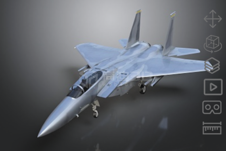 体验Web3D技术下的战斗飞机三维模型展示