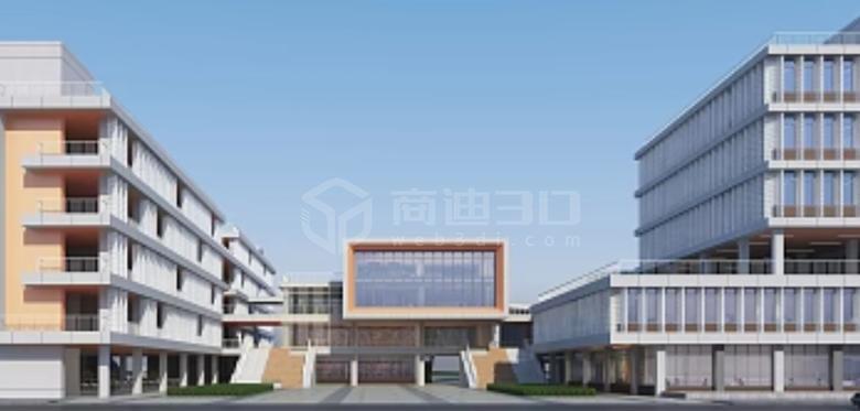 佳木斯市智慧校园3D可视化地图建模