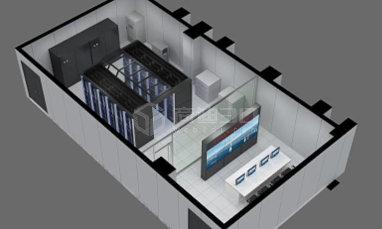机房 3D 可视化建模_创建机房的三维模型