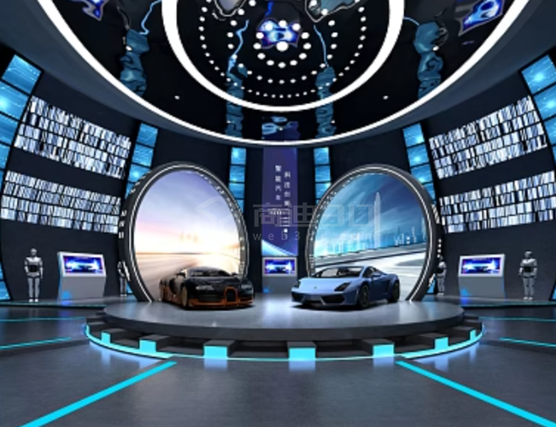 新能源汽车展销会：云端3D汽车、3DVR看车系统与汽车 VR 展馆的精彩融合