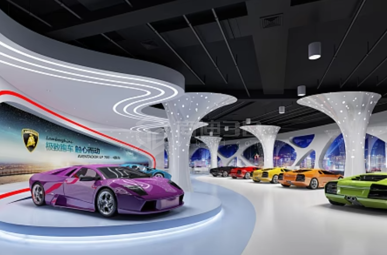 新能源汽车展销会，云端3D汽车、3DVR看车系统与汽车VR展馆，引领未来