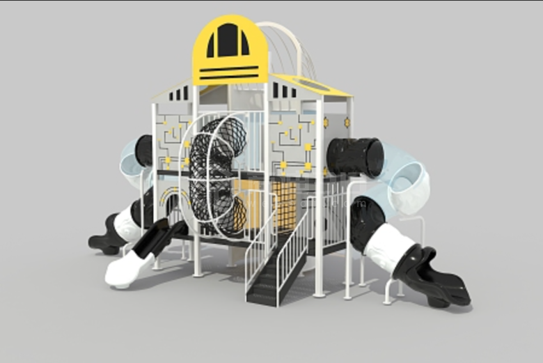 3d游乐设施模型三维效果展示