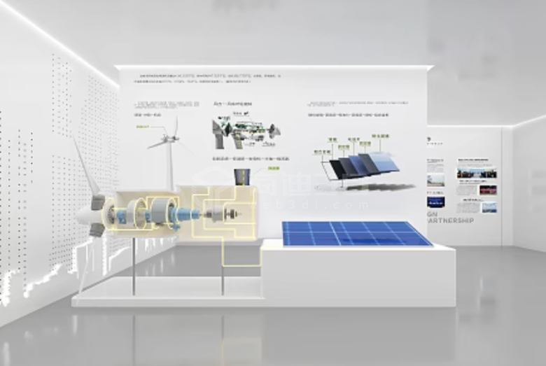 走進新能源智慧展廳，憑借3D技術展現新能源用途的多元應用