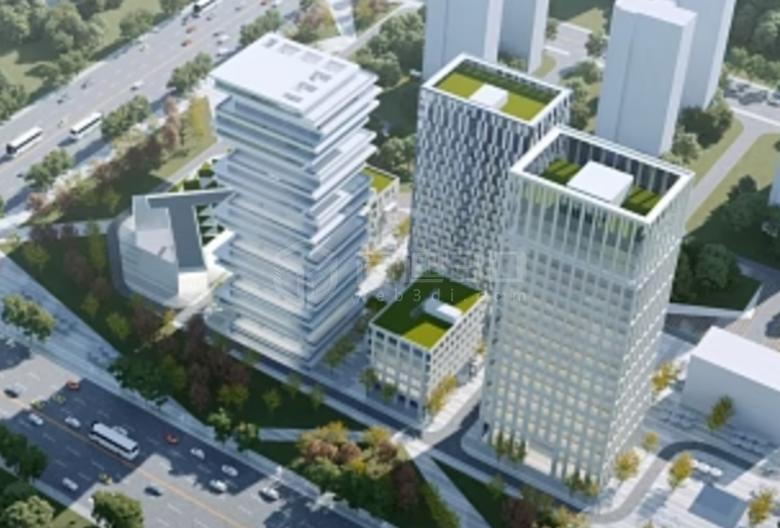 办公楼建筑 办公园区 创业园  产业园3d可视化建模