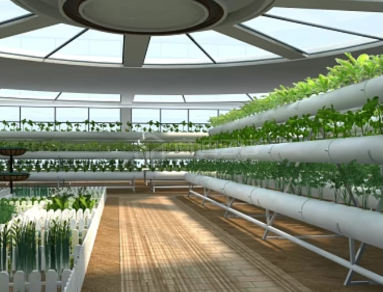 现代科技农业在农业科普现代化展厅的VR全景呈现